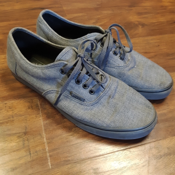 Vans gray on gray sneakers - Picture 2 of 5